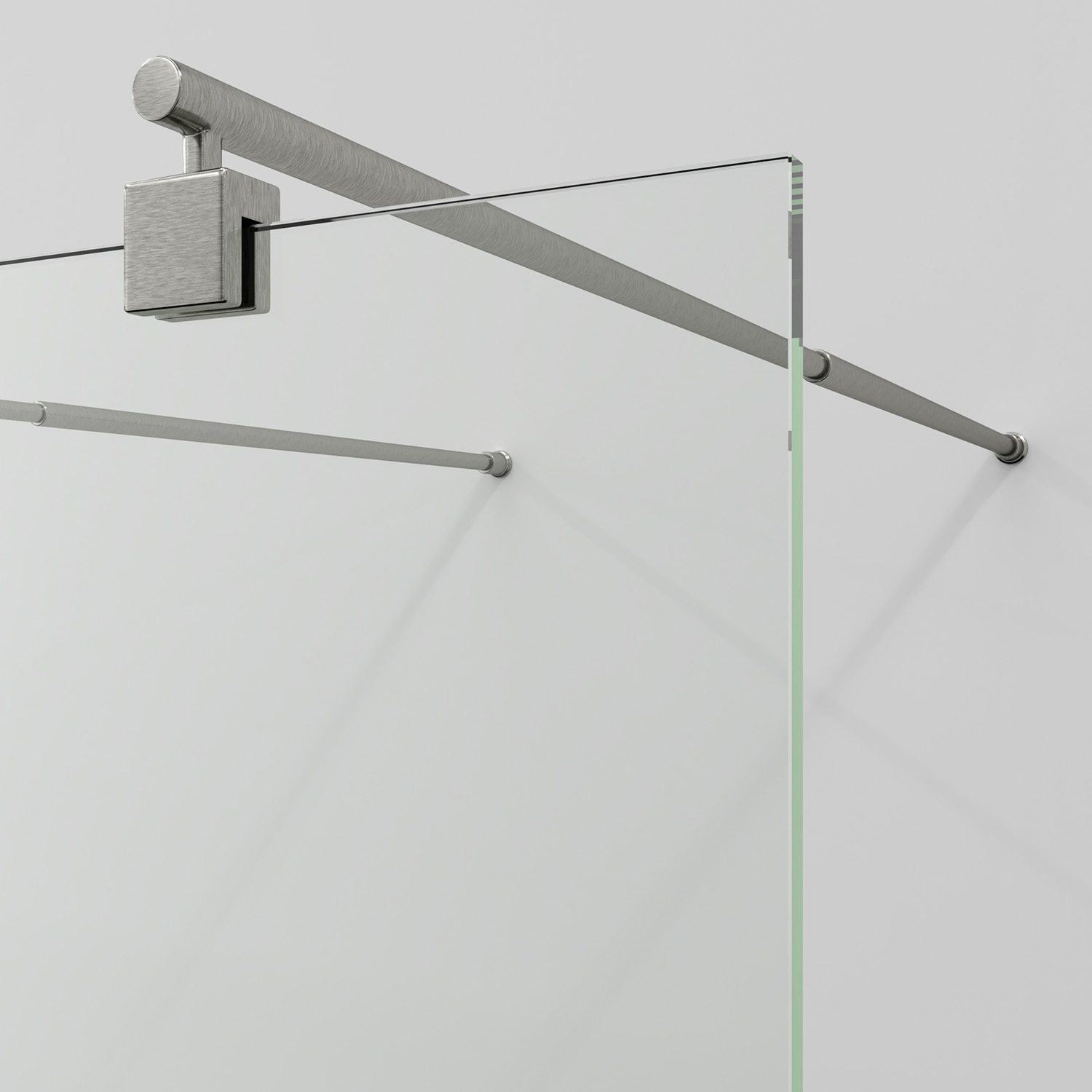 Душевая перегородка WasserKRAFT Vechte 60W44BN никель