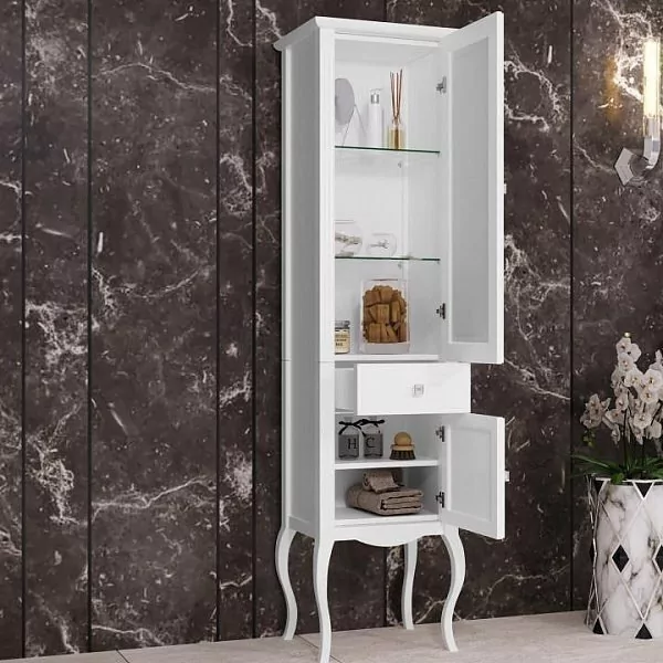 Пенал Opadiris Лаура 45 L белый матовый