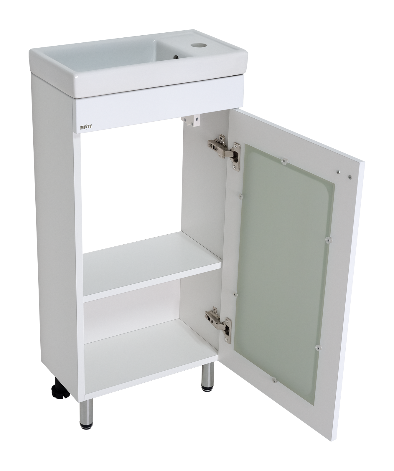 Тумба с раковиной Misty Урал 40 белый