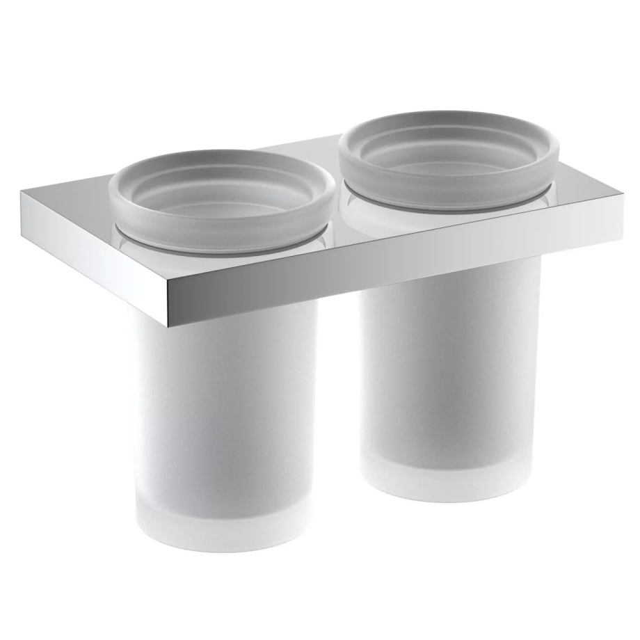 Стакан для щеток двойной Timo Petruma 15234/00 хром