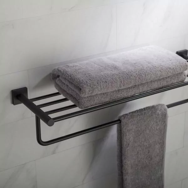 Полка для полотенец Timo Selene 12058/03 черный матовый