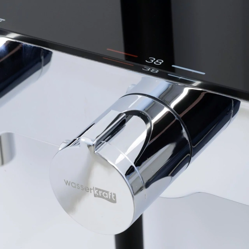 Душевая стойка WasserKraft Abens A11401 Thermo черный Soft-touch от магазина Vanna-Vanna.ru!
