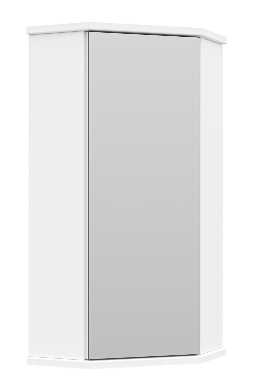 Зеркало-шкаф Misty Лилия 34 универсальный, угловой, белый