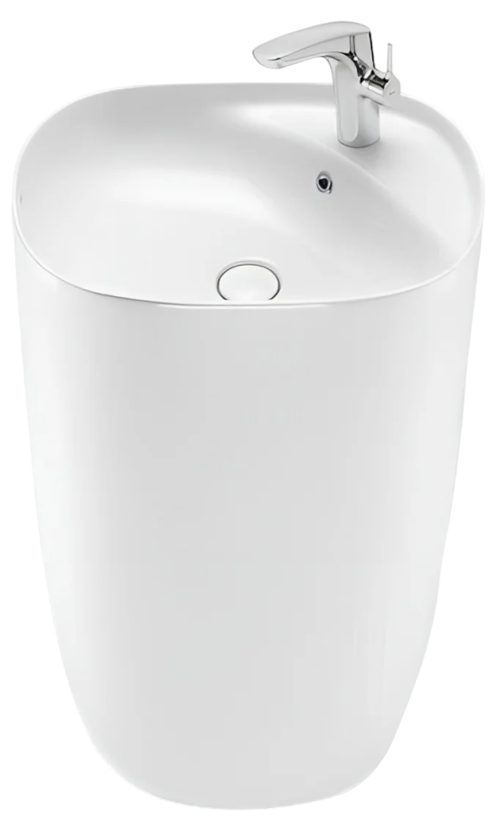 Раковина SantiLine SL-4018 напольная, белая