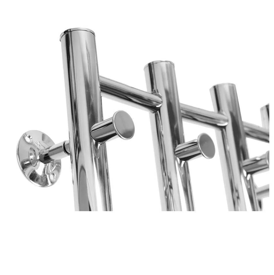 Полотенцесушитель электрический Танго Domoterm 109-V4 36х92 L левый, 4 крючка, хром