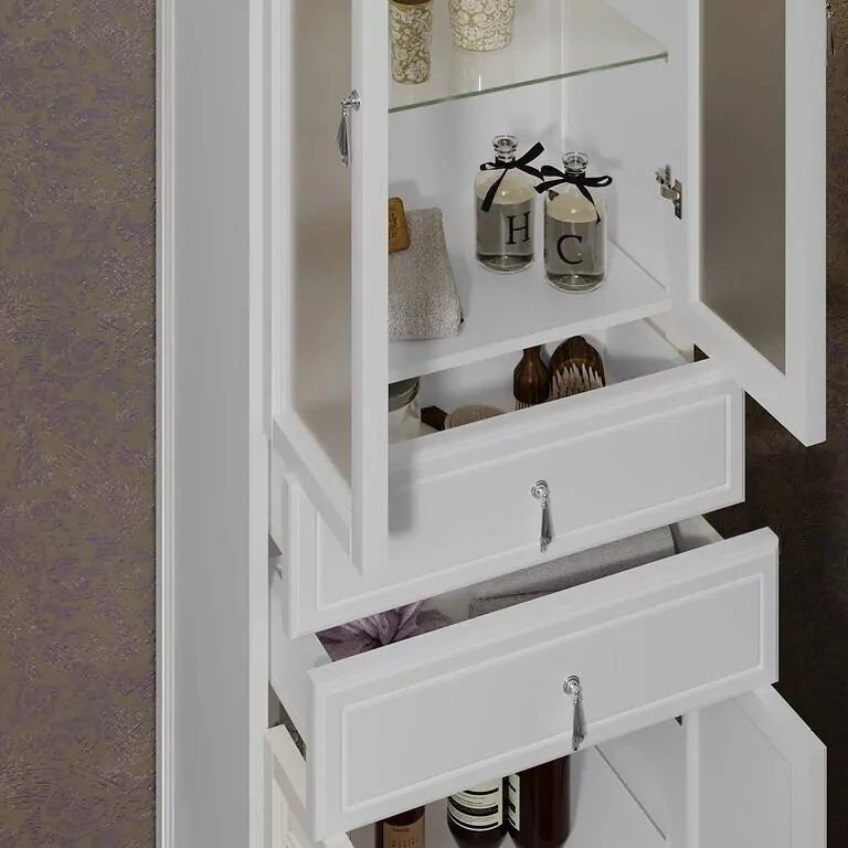 Пенал Opadiris Риспекто 60 белый матовый