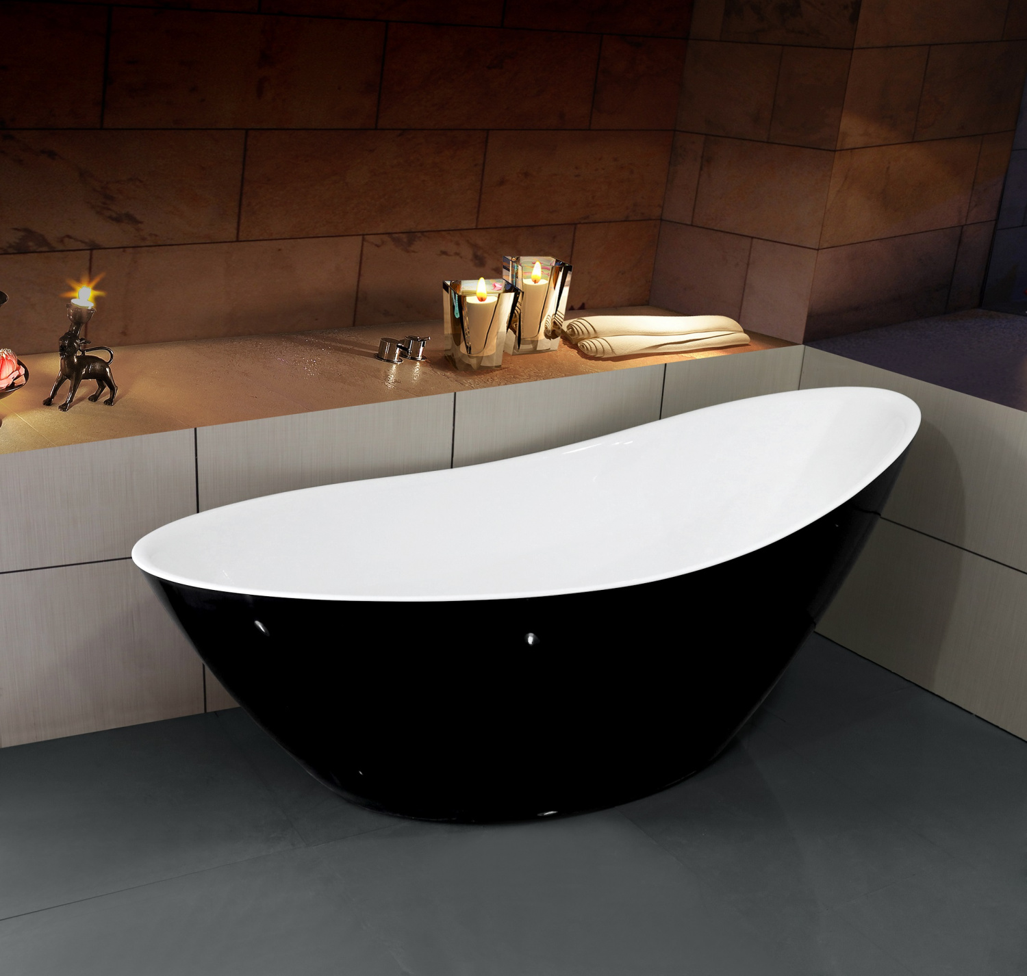 Ванна Esbano London (Black) 1800x800x750
