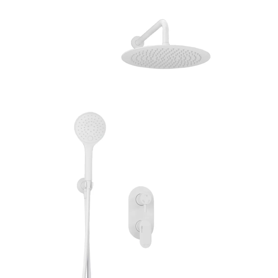 Душевой комплект WasserKraft A85155 белый Soft-touch