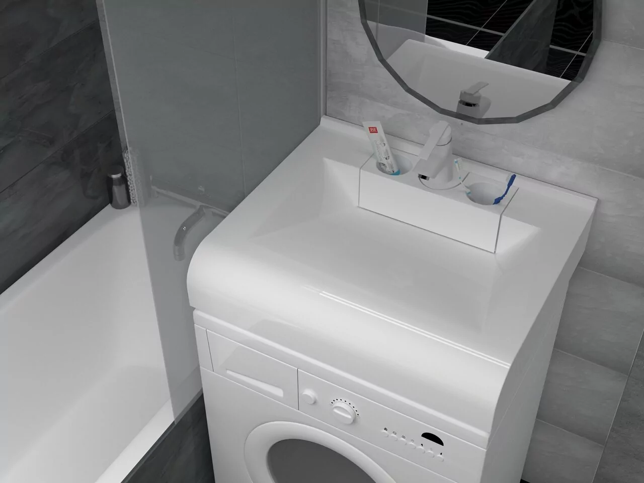 Раковина Stella Polar Корини 60х51 белая