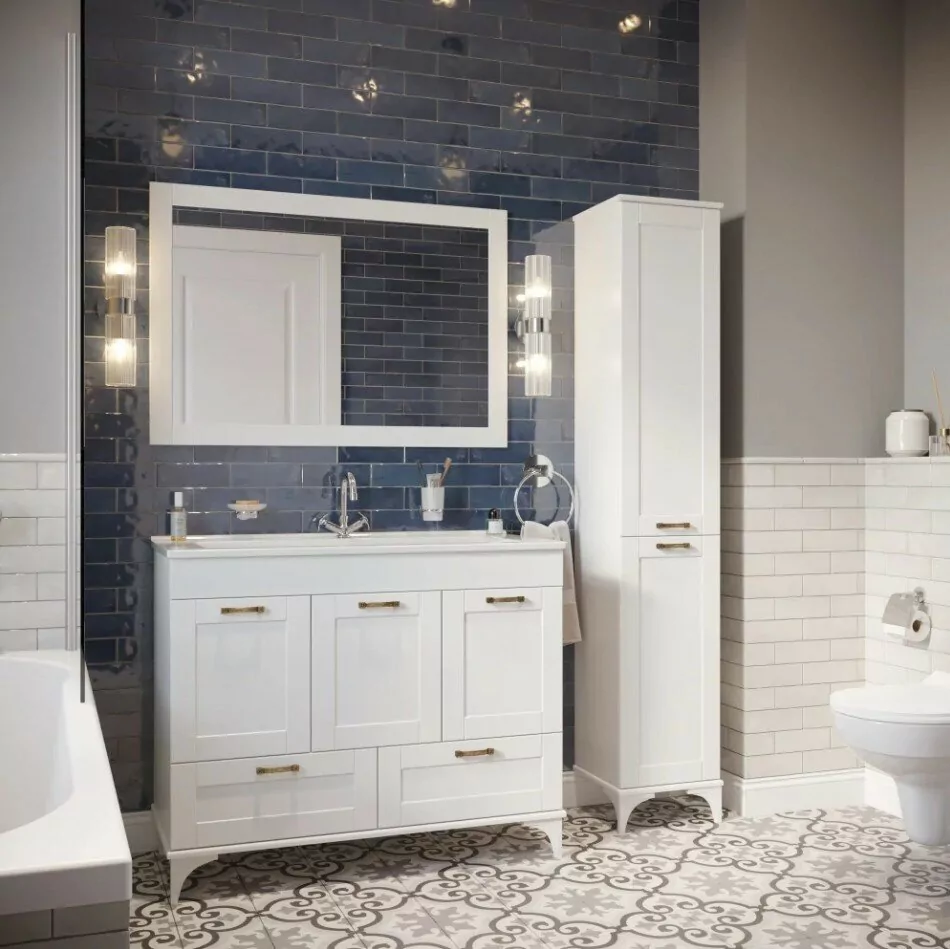 Зеркало Sanflor Ванесса 105 белый