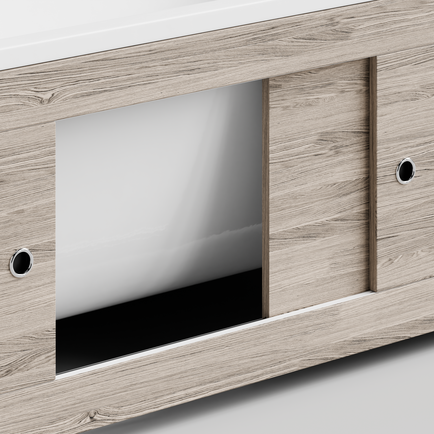 Экран под ванну Vod-ok Купе 180 раздвижной Дубослив ореховый светлый