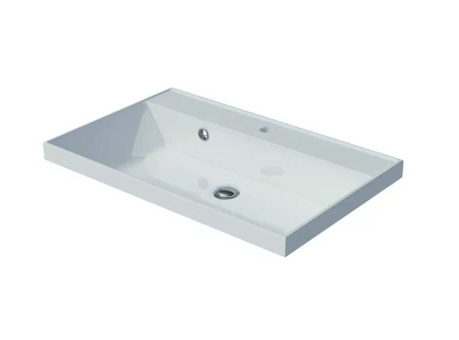 Тумба подвесная Vod-ok Тач 70 2 ящика с раковиной Classica 70, белая + 13 цветов от магазина Vanna-Vanna.ru!