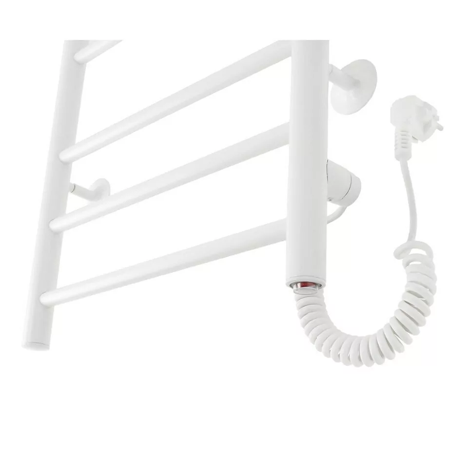 Полотенцесушитель электрический Domoterm Аврора DMT 109-6 40Х60 EK R правый, белый матовый