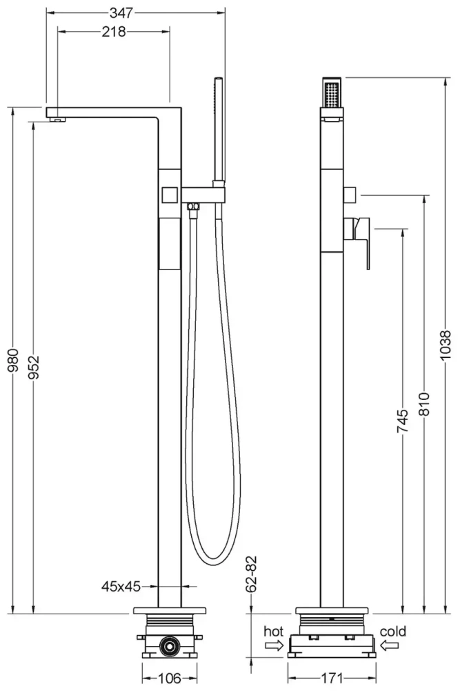Смеситель для ванны с душем Timo Selene 2210/17Y-CR золото матовое от магазина Vanna-Vanna.ru!