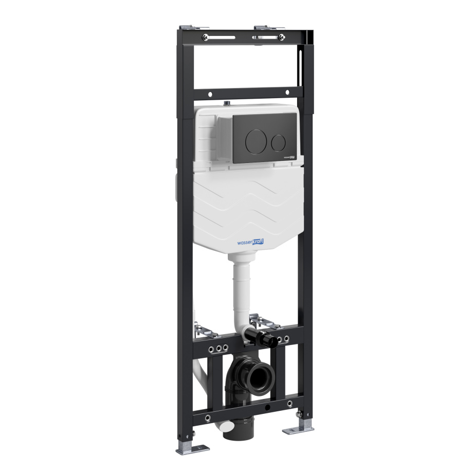 Инсталляция WasserKraft Alme 15TLT.010.ME.MB02 для подвесного унитаза, с кнопкой