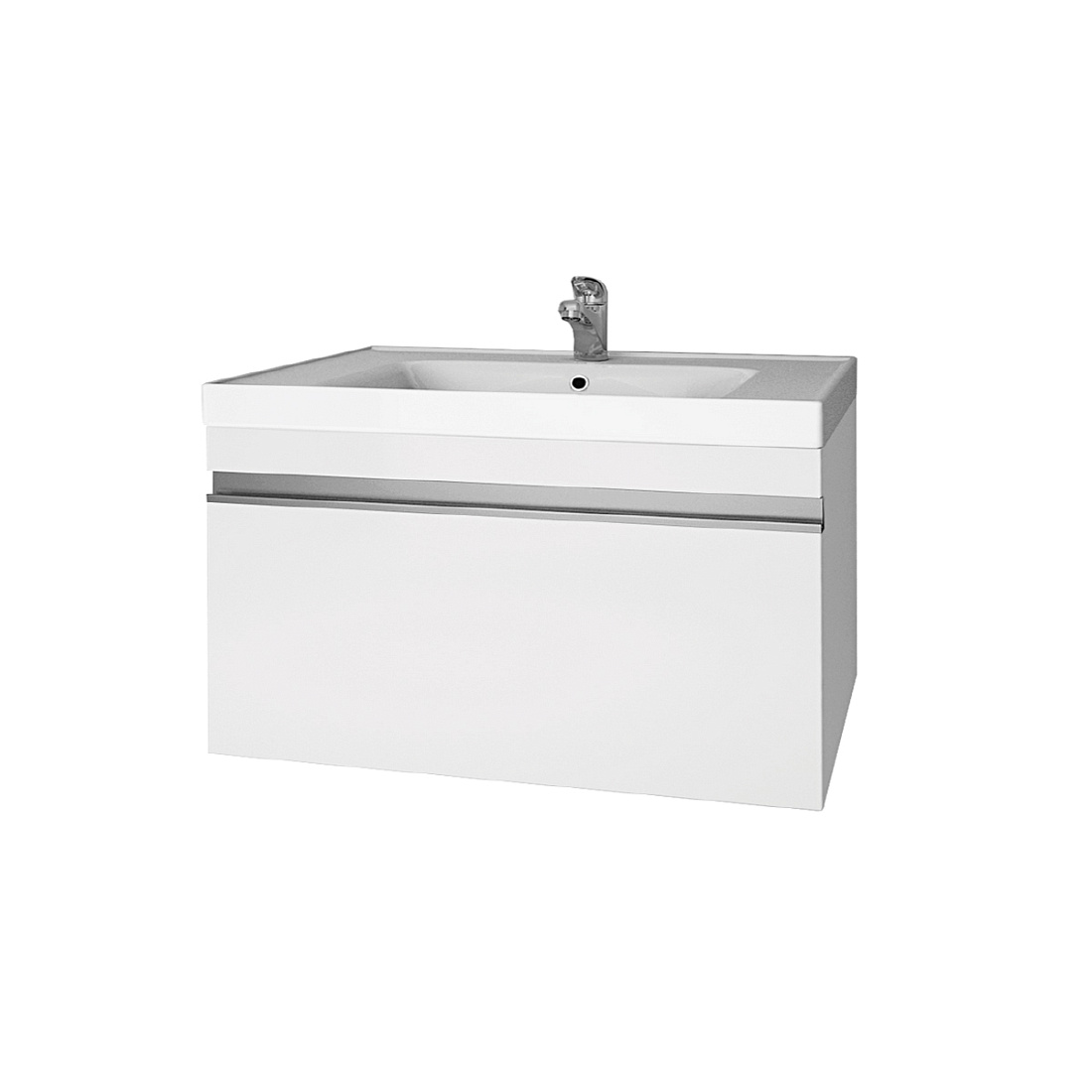 Тумба с раковиной подвесная Dreja Grace 60 см, белый