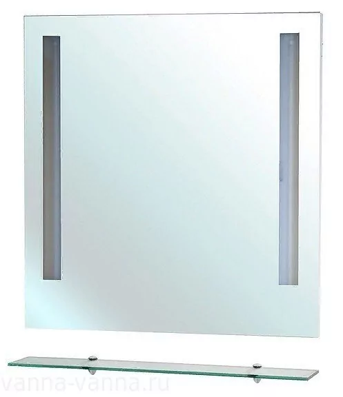 Зеркало Bellezza Ника 100 свет, белый