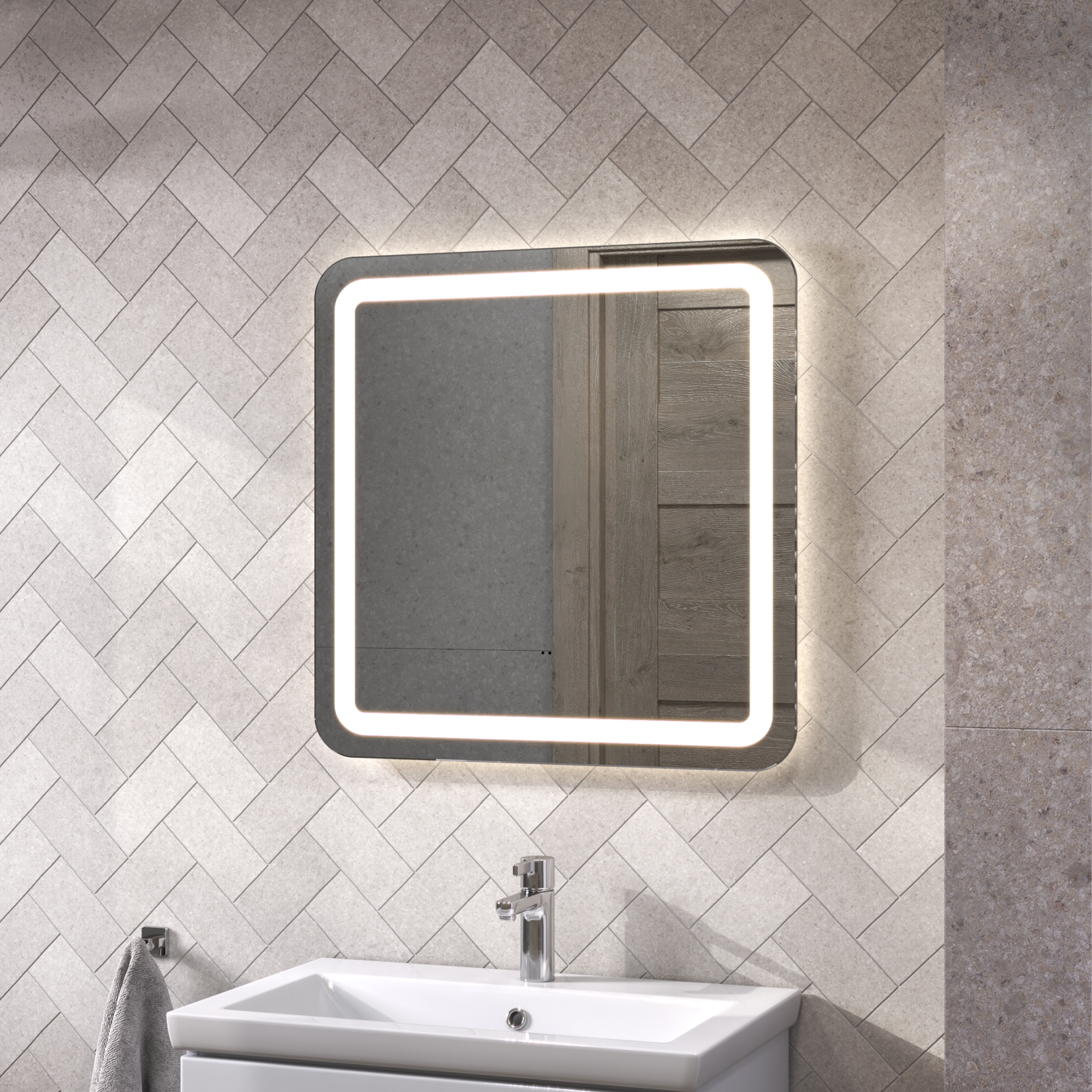 Зеркало Vigo Jess Classic 700 свет, сенсор