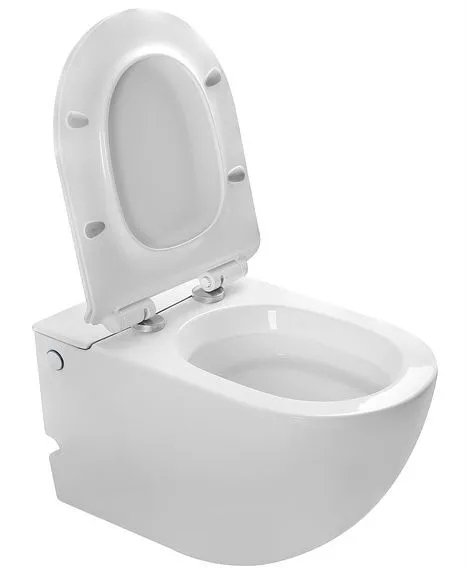 Унитаз импульсный SantiLine SL-5031 подвесной, с инсталляцией, белый матовый