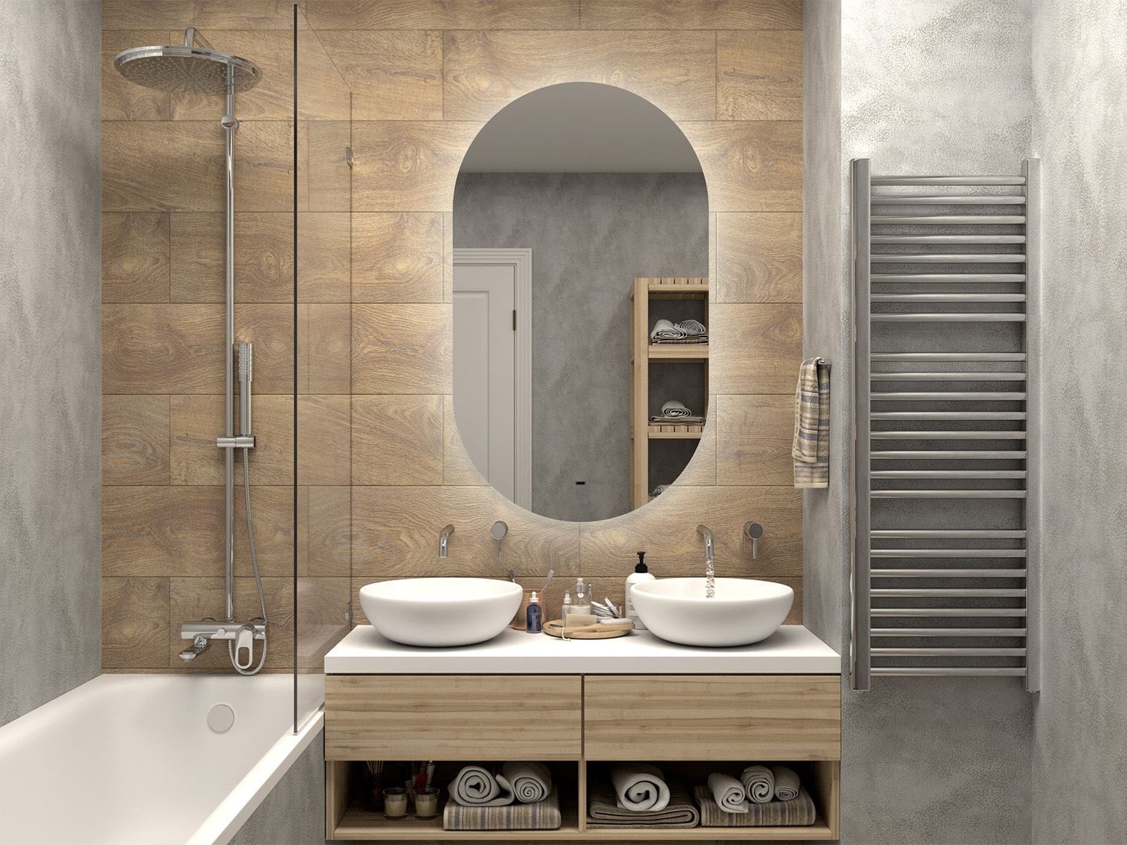 Зеркало Misty Титавин 700x1200