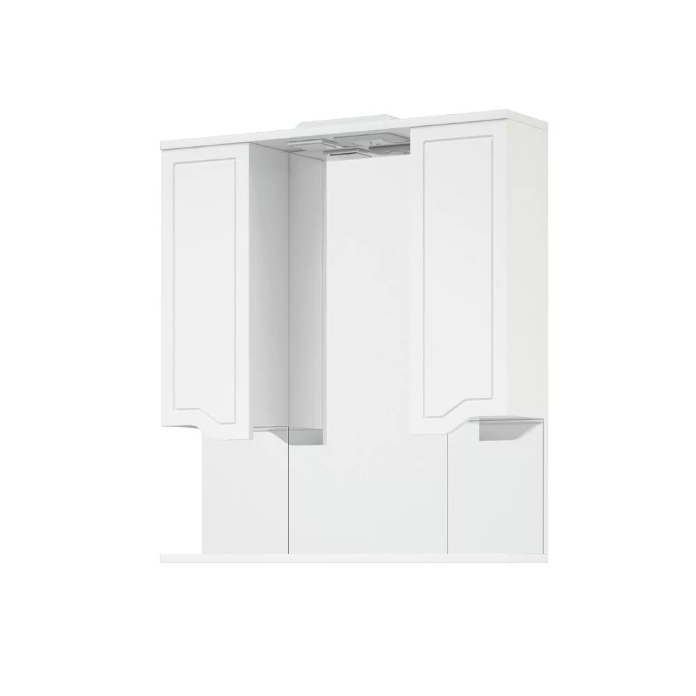 Зеркало-шкаф Corozo Мирра 75/С свет, белый