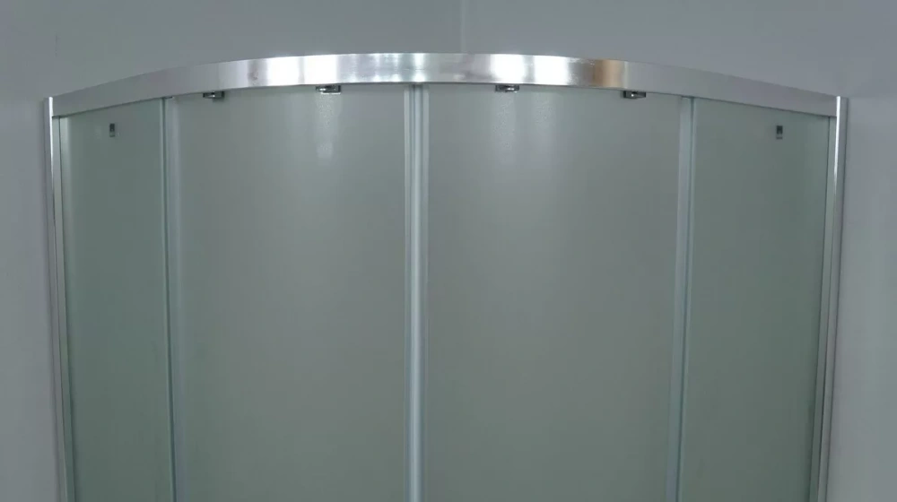 Душевой уголок Timo Altti 601 Clean Glass прозрачное стекло 100х100 полукруглый 1/4, без поддона, хром от магазина Vanna-Vanna.ru!