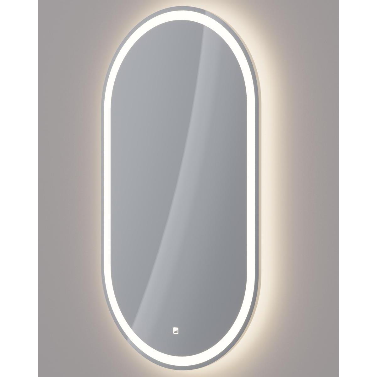 Зеркало Dreja Luno 55x100 см, белый