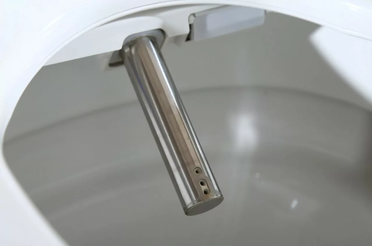 Унитаз Timo TE-721 электронный с биде, напольный, приставной, белый