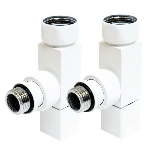 Вентиль угловой Laris 3/4"х1/2" г/ш  белый для п/с Квадратный LX 855SCH0504БМ 2 шт. от магазина Vanna-Vanna.ru!