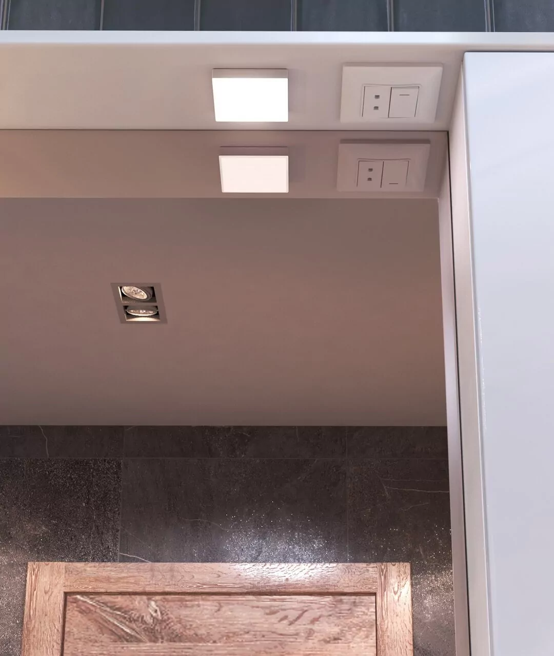 Зеркало со шкафчиком Vigo Callao 50 R, свет, белый