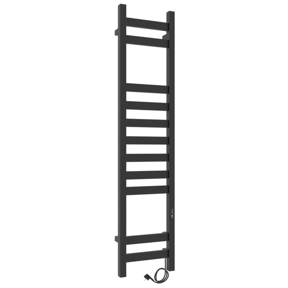 Полотенцесушитель электрический Laris Флавиа ЧКЧ П11 200х1000 правый, черный матовый муар