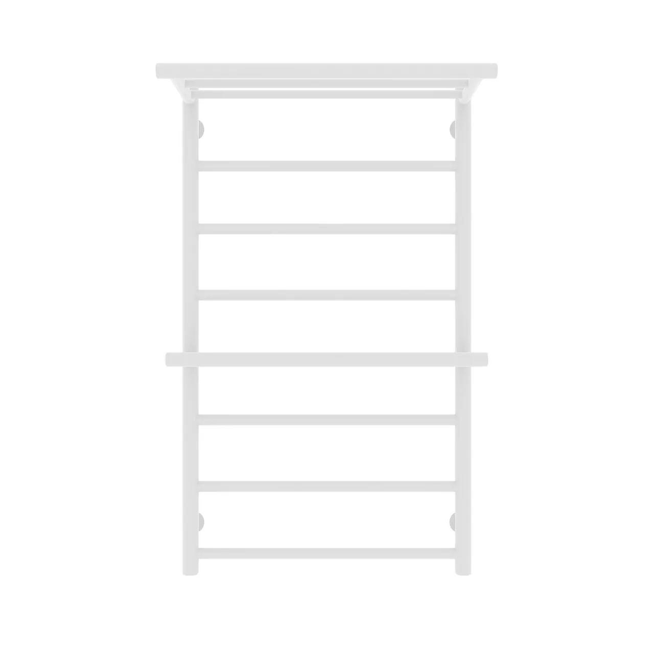 Полотенцесушитель водяной Laris Лавина П9 500х800 с полкой, белый матовый