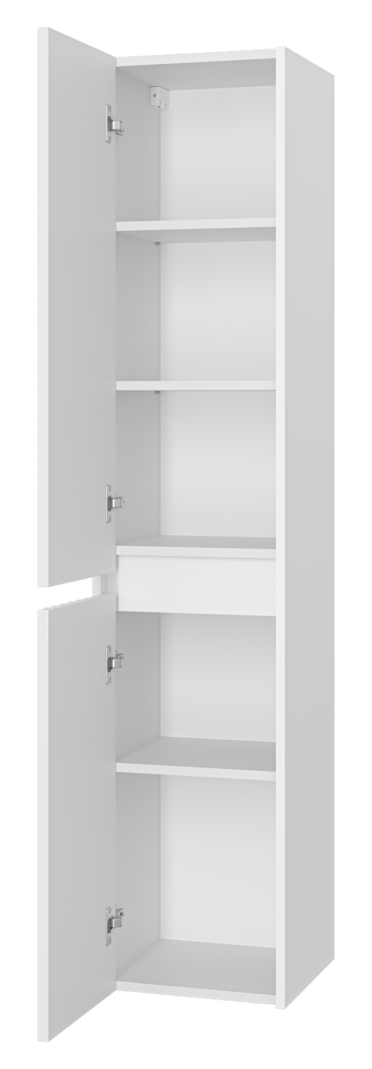 Пенал Brevita Balaton 35 подвесной, L, белый