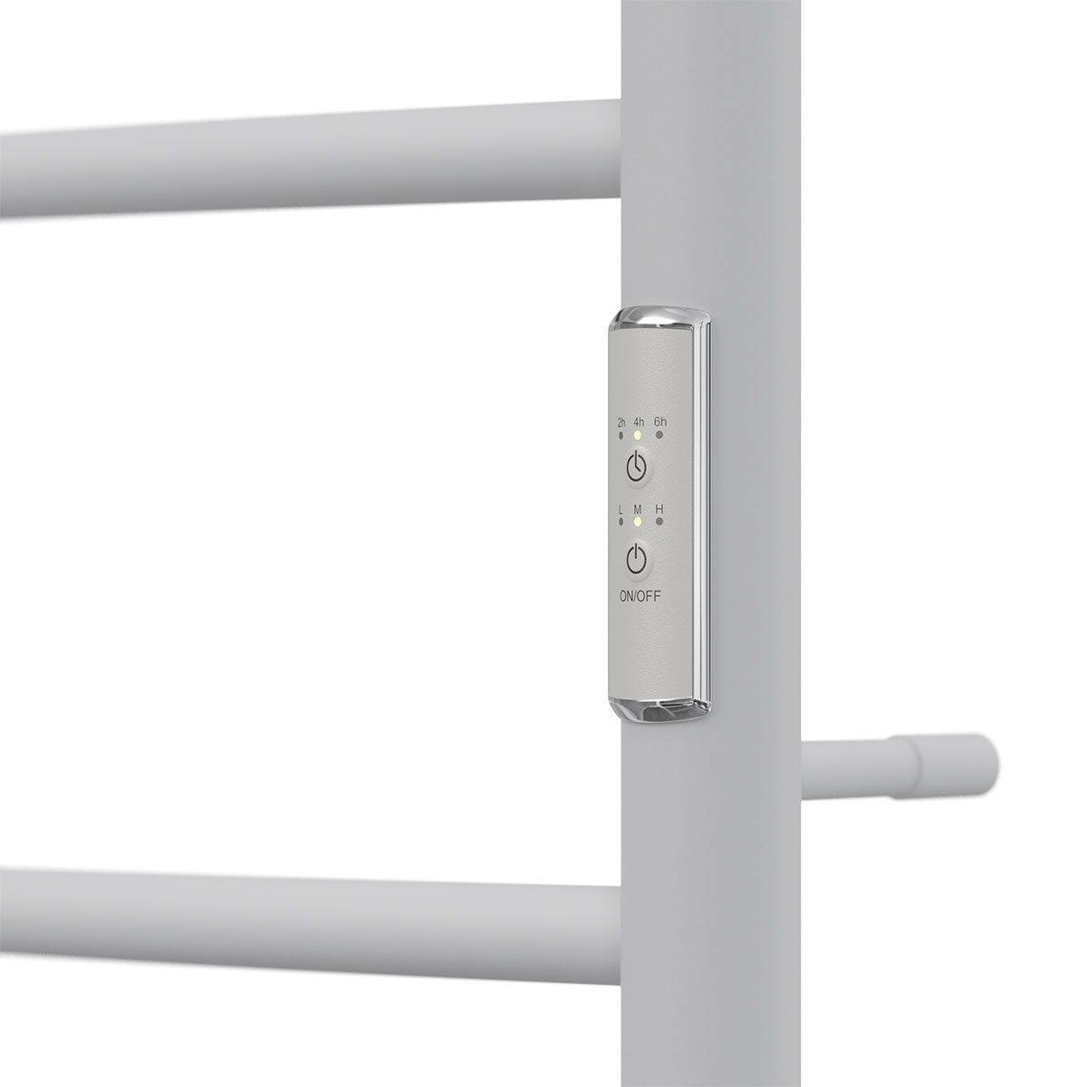 Полотенцесушитель электрический APEXTERMO Corona CR01185WM 800x500 с полкой, белый матовый