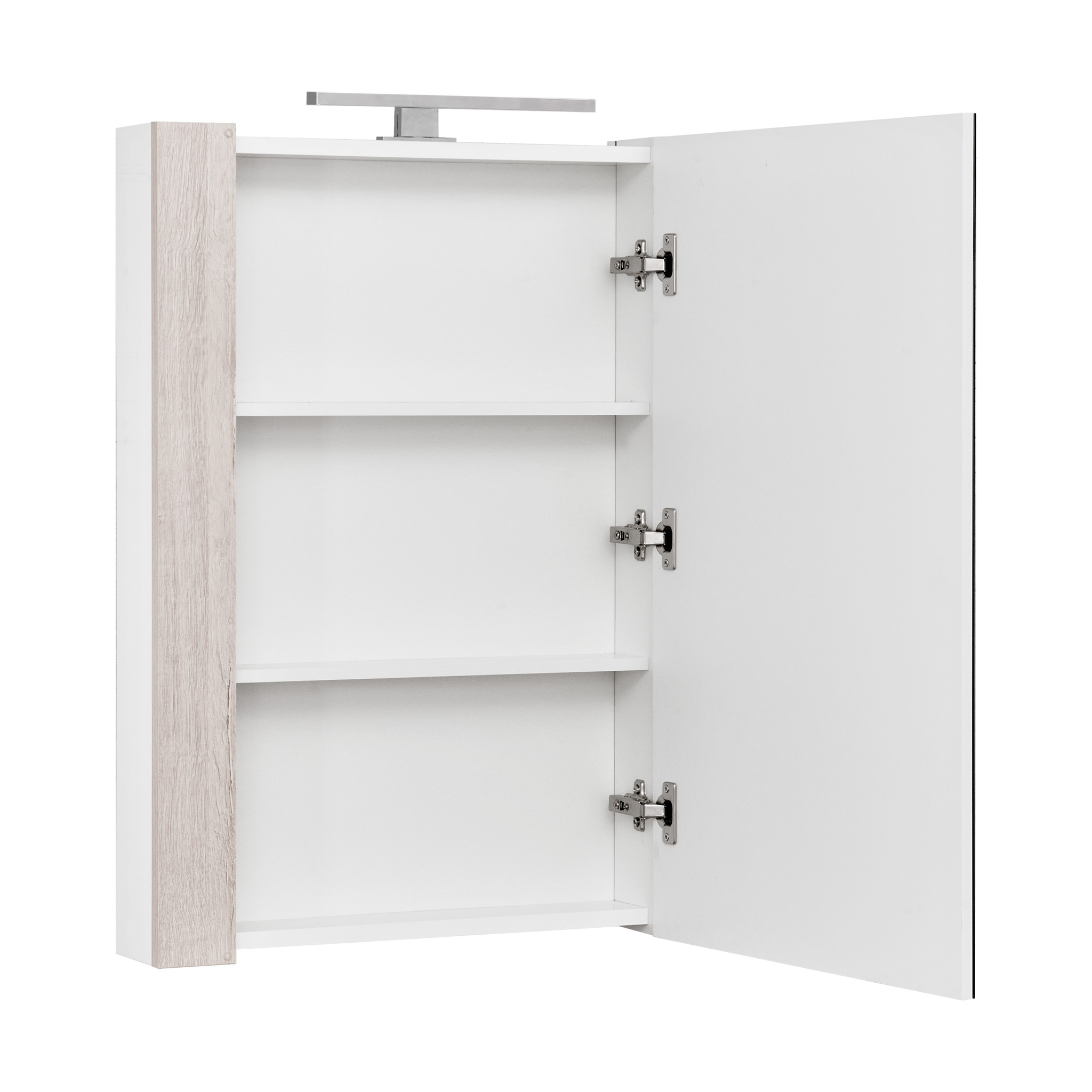 Зеркало-шкаф Aquaton Кантри 55 L/R белый/дуб верона