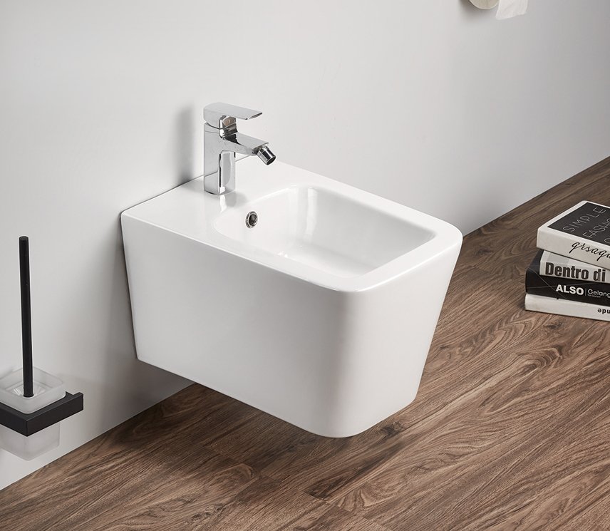 Унитаз - биде подвесное SantiLine SL-5054 белый