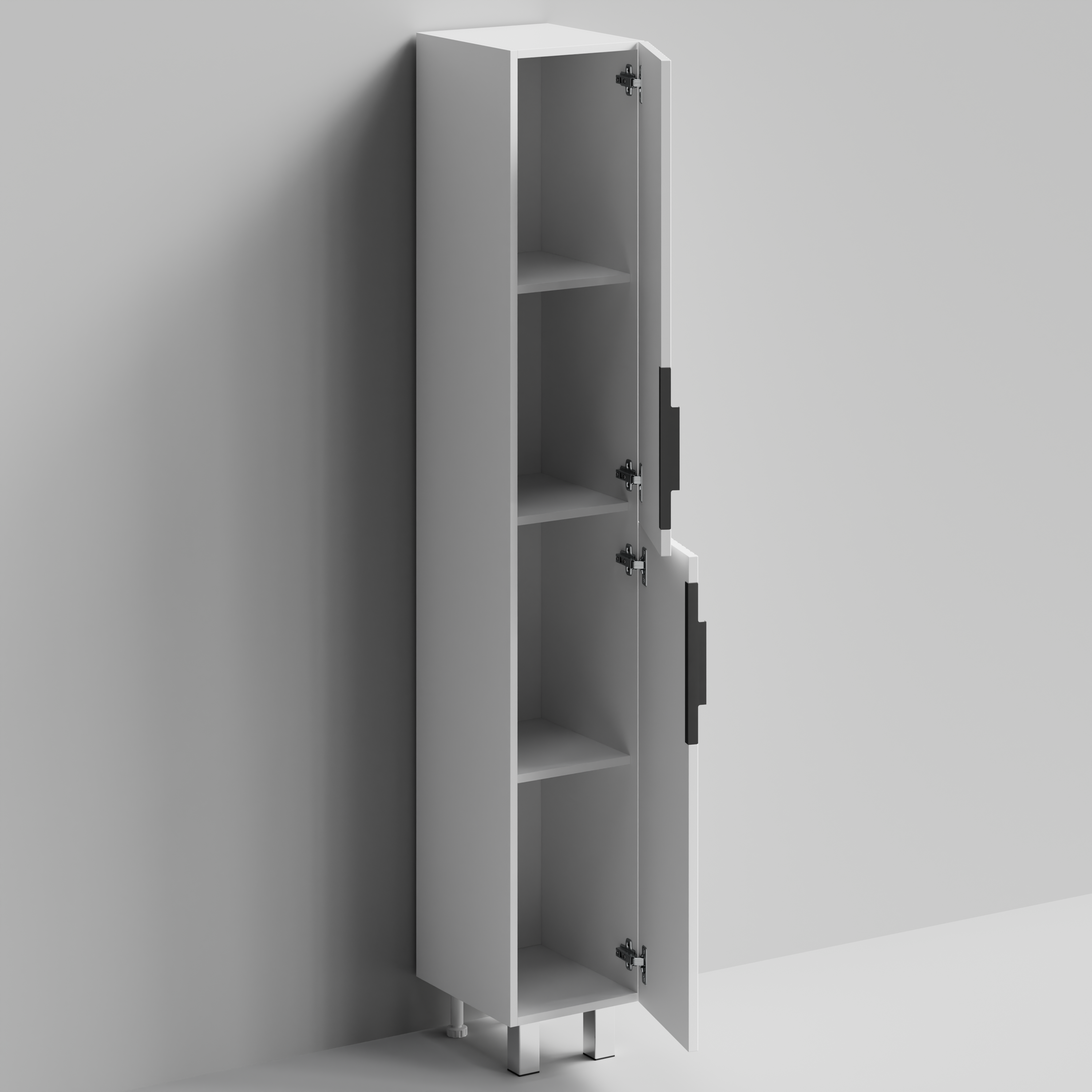 Пенал Vod-ok Дольче 30 L/R, 2 двери, напольный, белый + 13 цветов