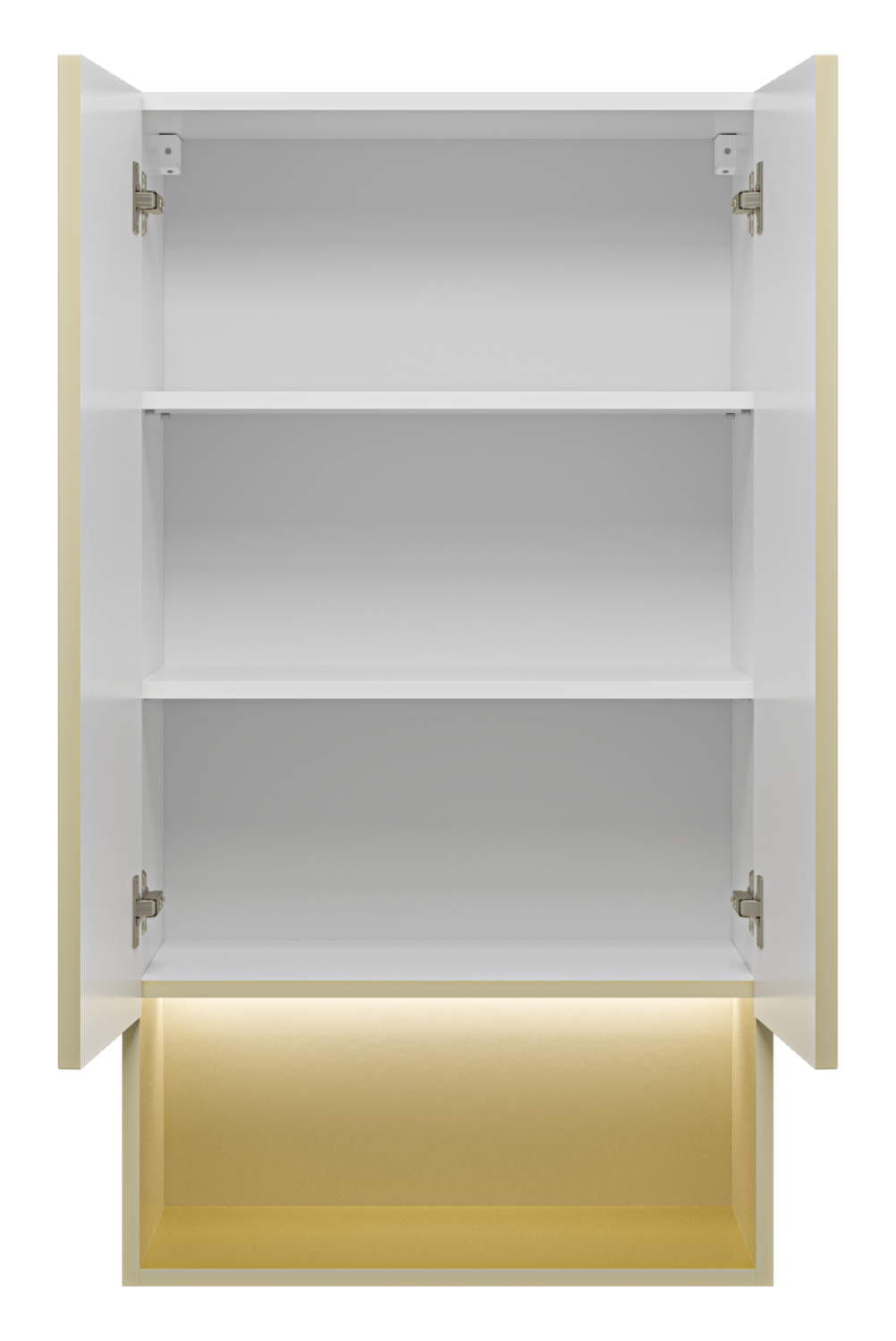 Шкаф навесной Brevita Vega 60 бежевый/золото