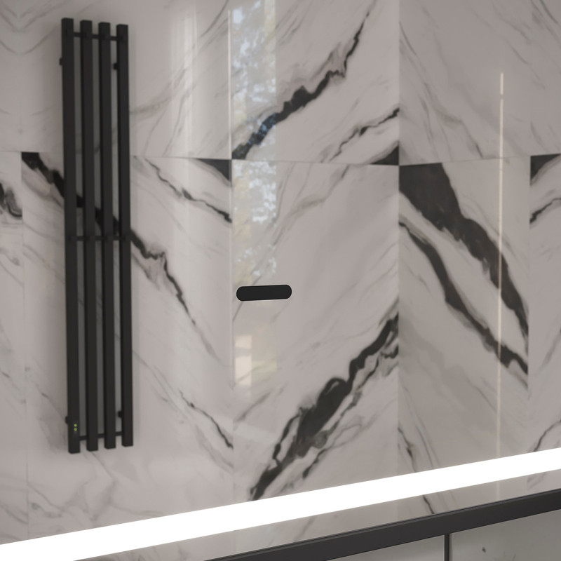 Зеркало с подсветкой EQUIL STOUNE 500х900, черный