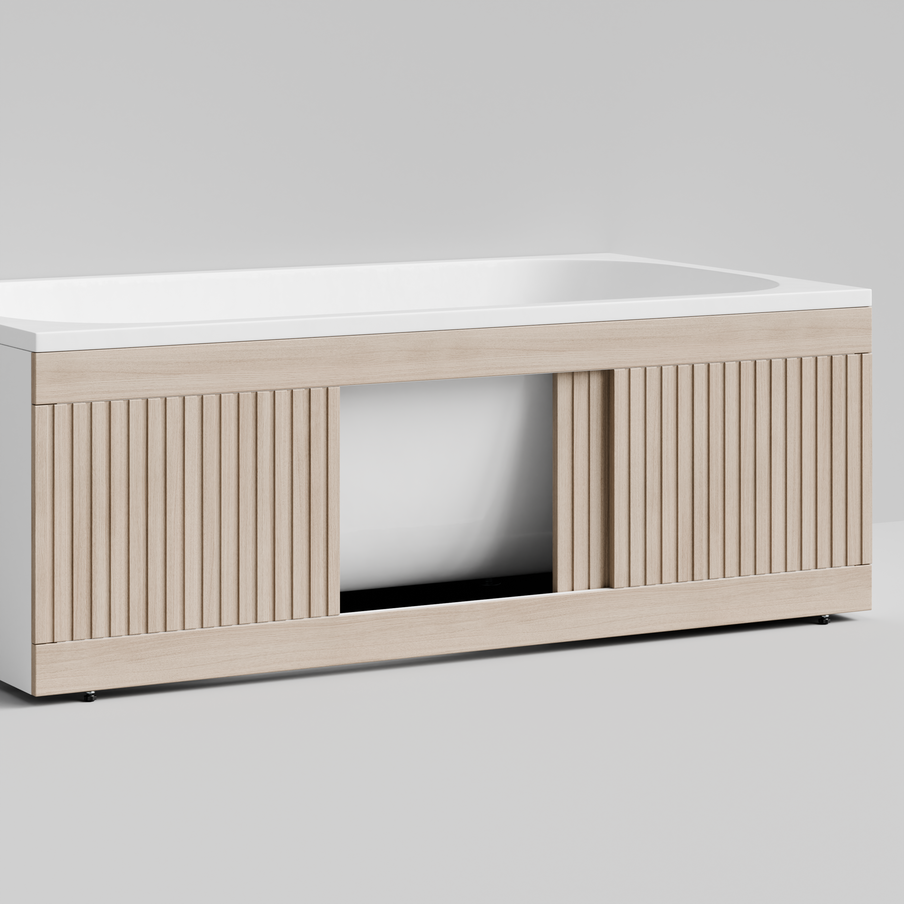 Экран под ванну Vod-ok Тач 150 раздвижной дуб + 15 цветов