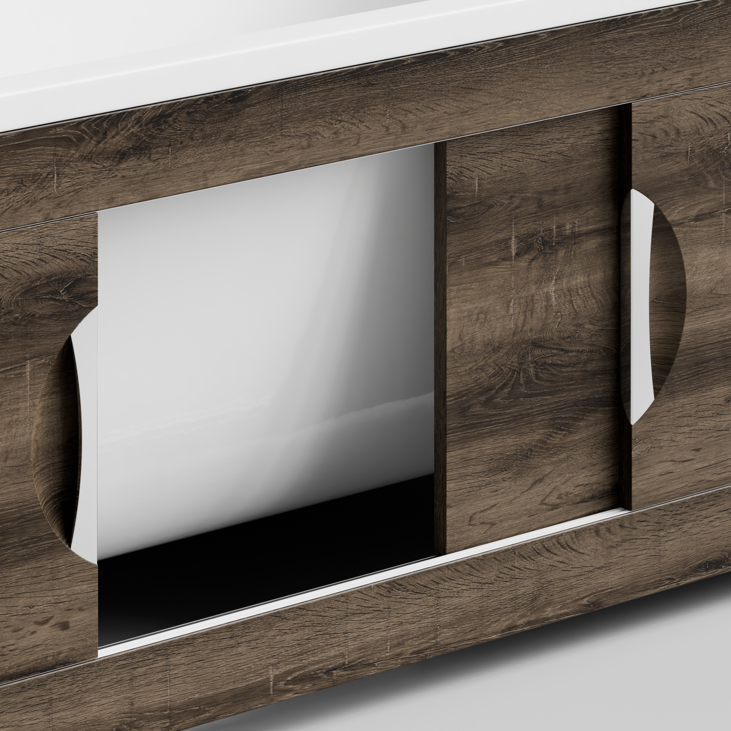 Экран под ванну Vod-ok Топ 170 раздвижной Дуб крымский коричневый