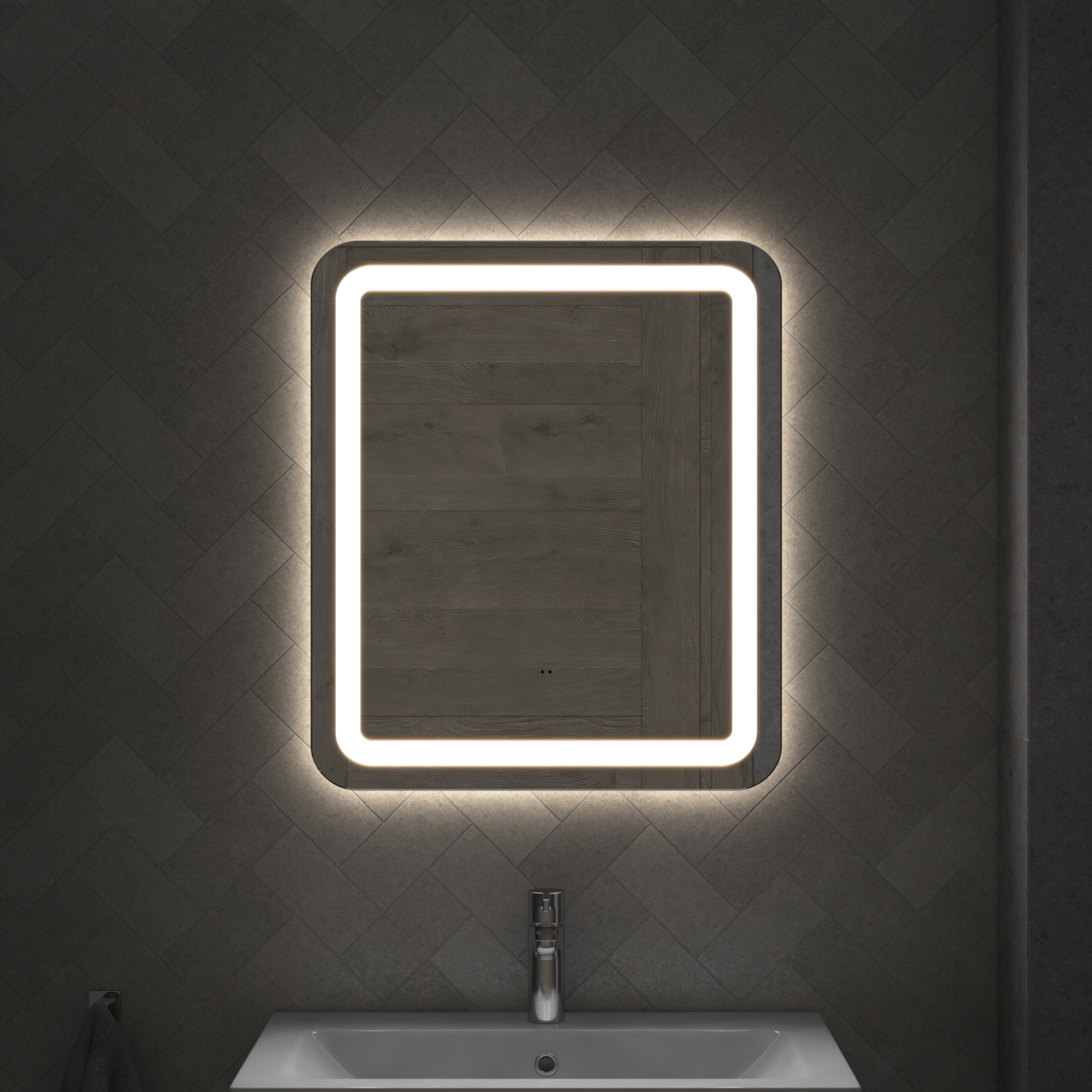 Зеркало Vigo Jess Classic 600 свет, сенсор