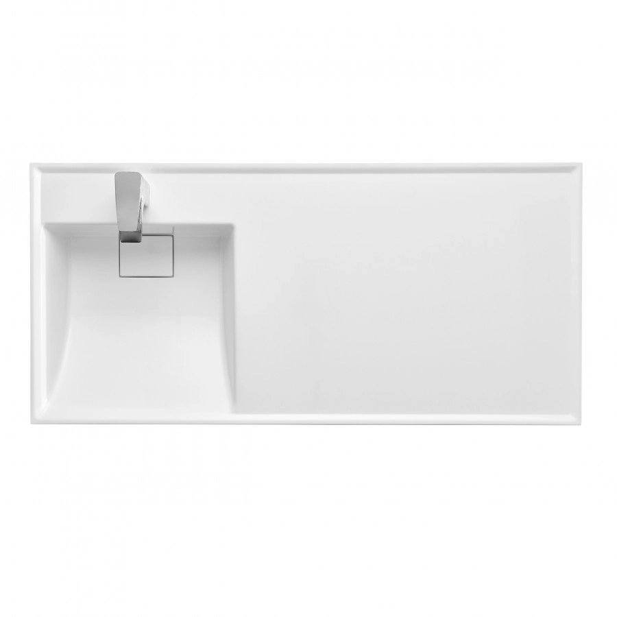 Раковина Aquaton Лондри 105 левая, белая