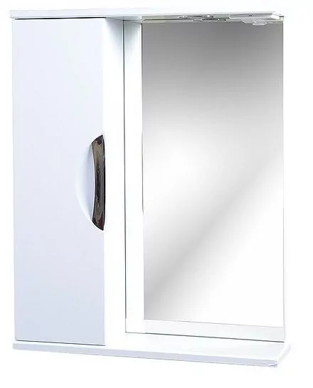 Зеркало-шкаф Emmy Милли 65 L свет, белый