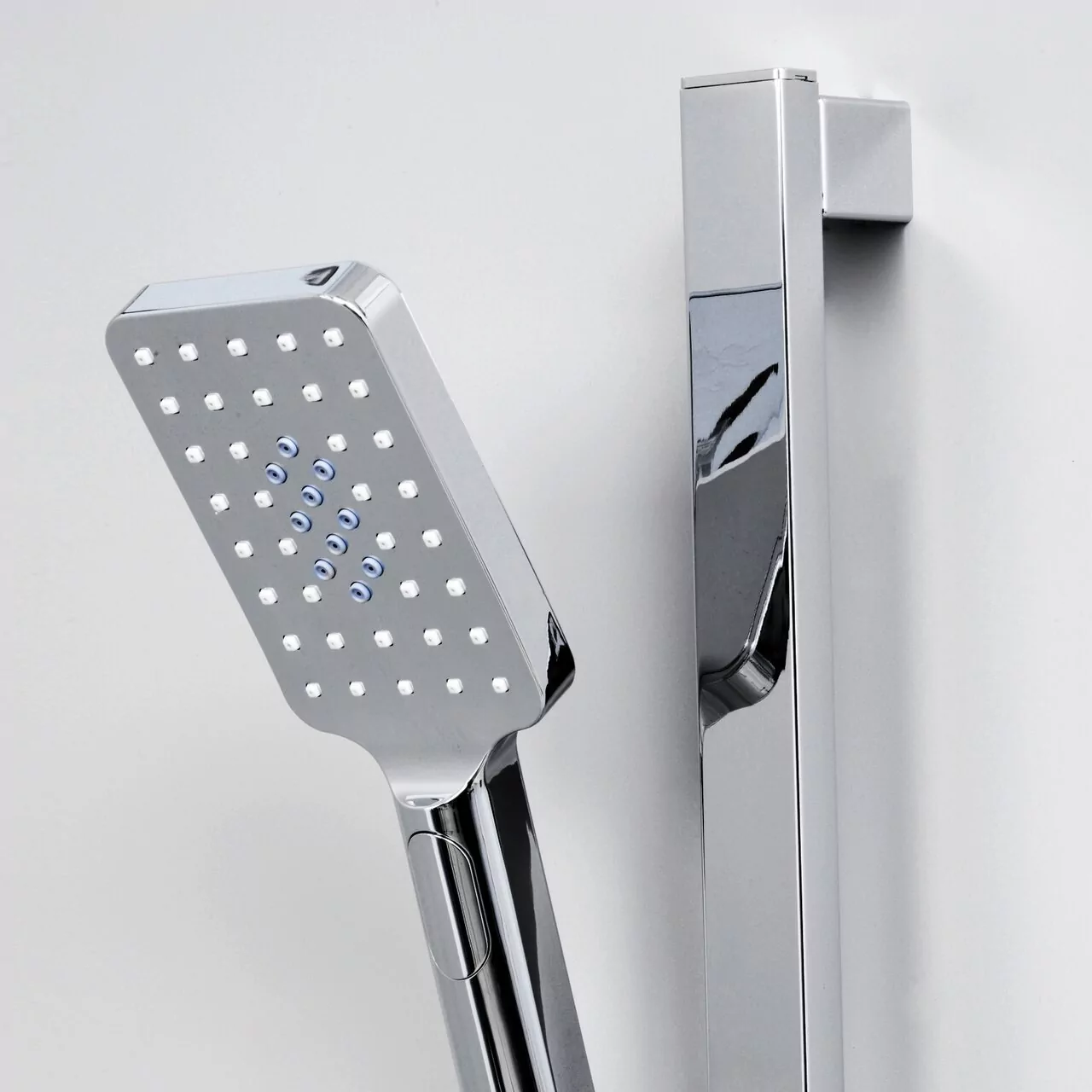 Штанга для душа WasserKraft A145 с лейкой и шлангом, хром