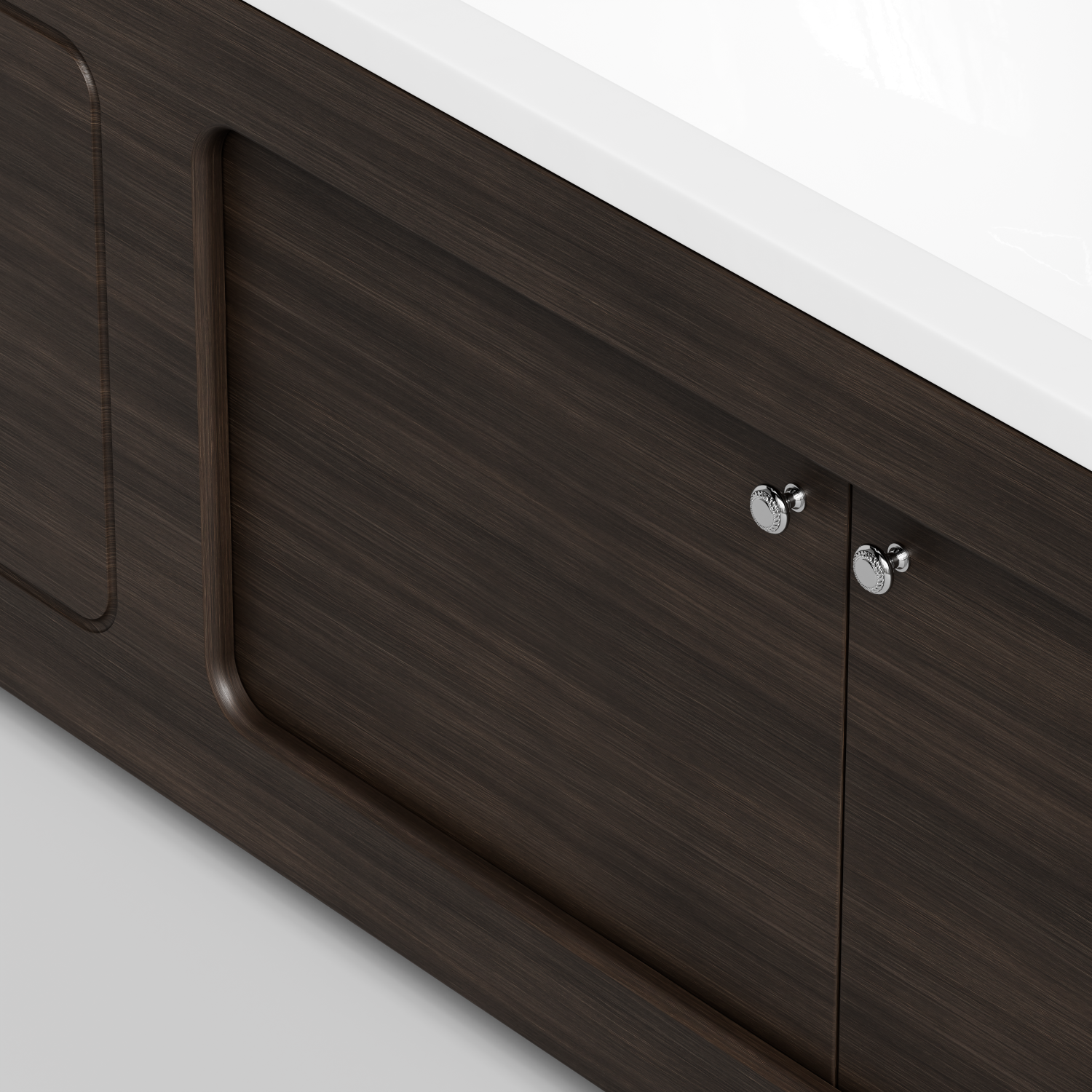 Экран под ванну Vod-ok Лидер 180 раздвижной Палисандр