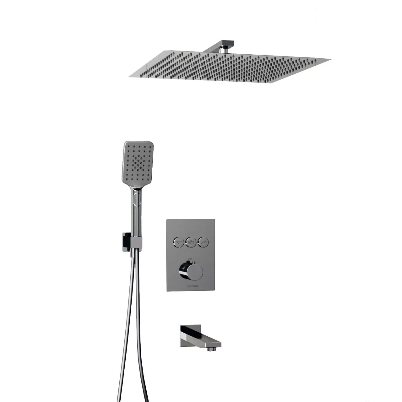 Душевой комплект WasserKraft A171919 Thermo хром