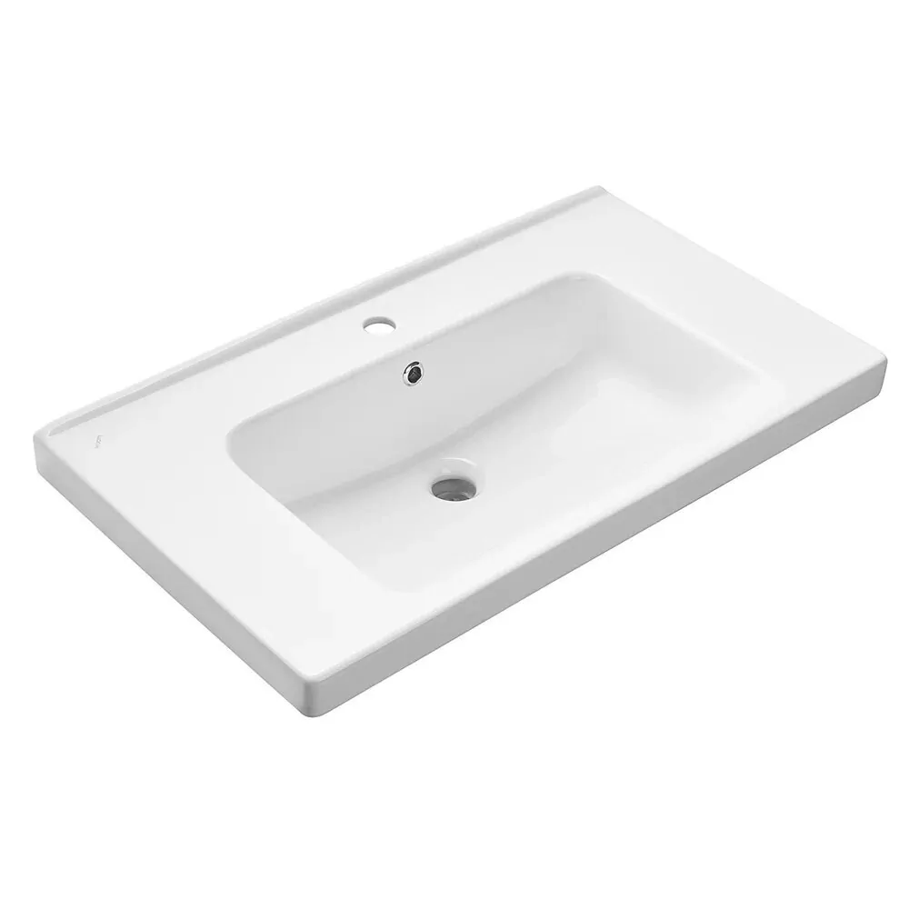 Тумба напольная Asb-Woodline Федерика 100 с раковиной Гармония 100, тирамису софт