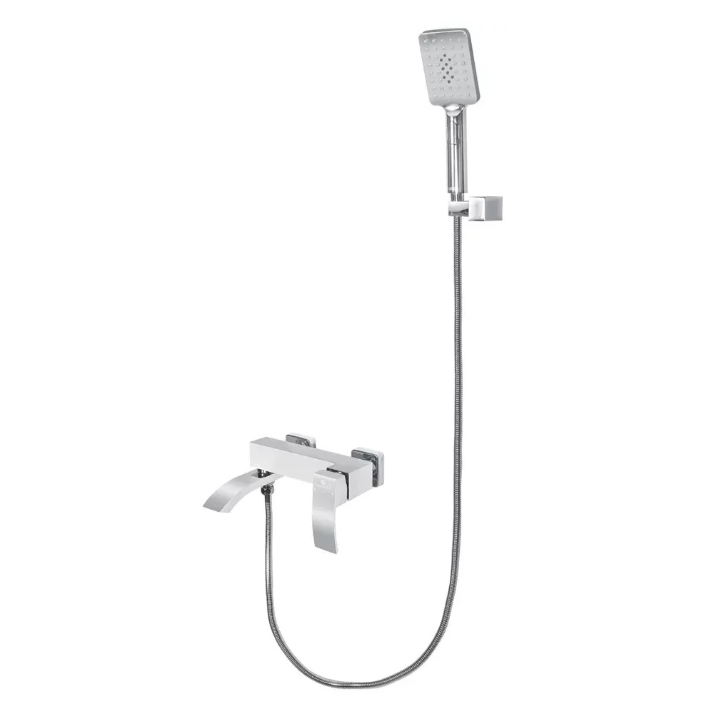 Набор для ванны 3 в 1 Grocenberg GB1007WC, белый/хром от магазина Vanna-Vanna.ru!