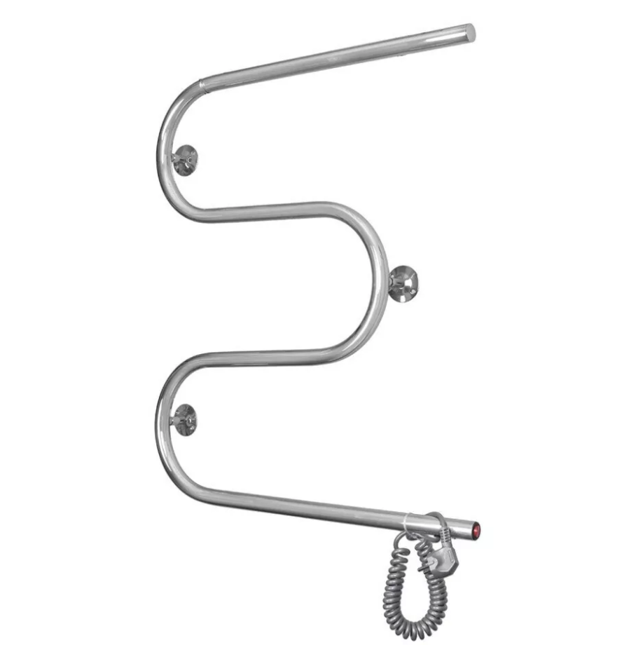 Полотенцесушитель электрический Domoterm 107-25 60х60 R правый, хром